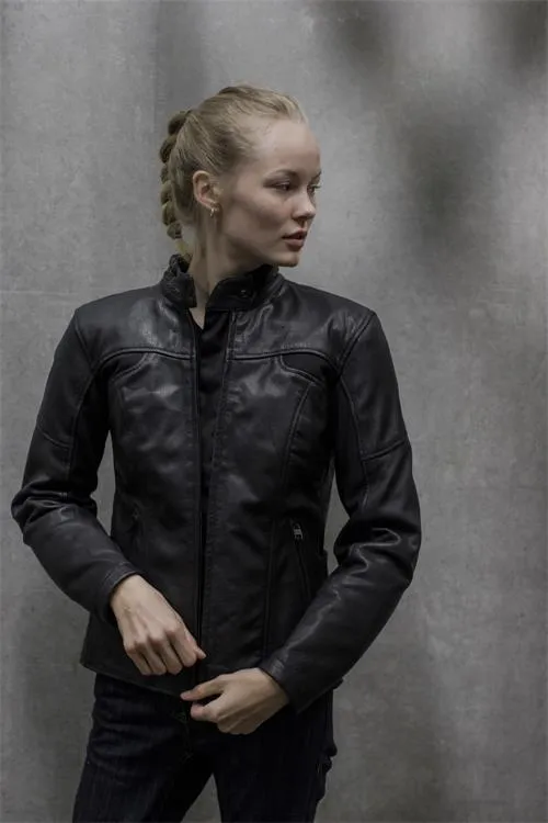 ** Spidi Mystic Lady Leather Jacket - Black - SALE