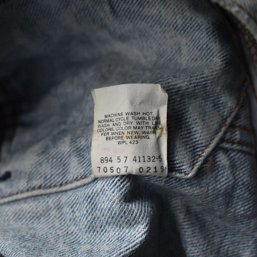 90's　Levi's/リーバイス 70507-0219 デニムジャケット　USA製　230318