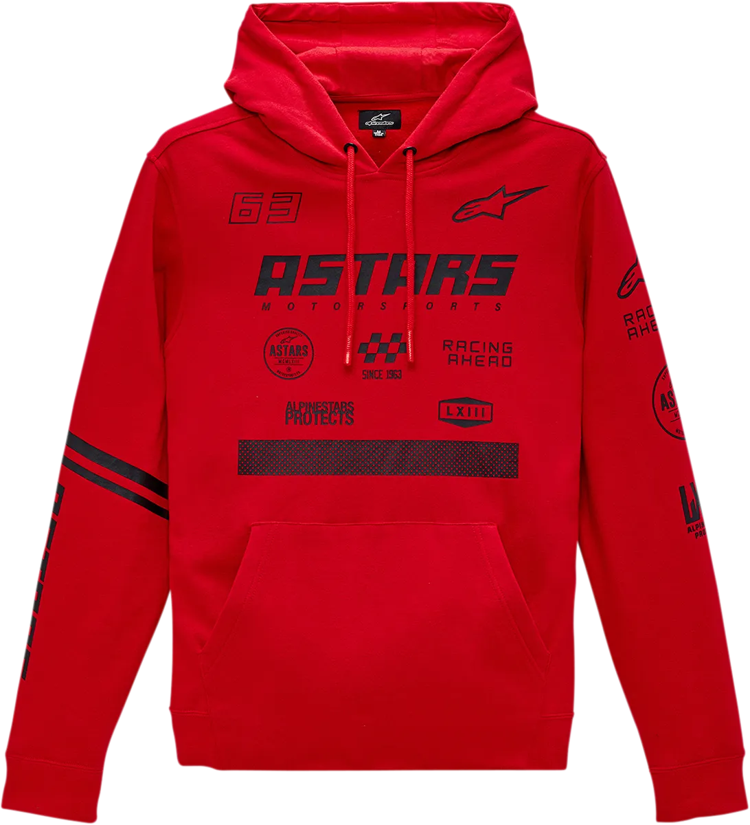 ALPINESTARS Multi Race Hoodie - Red - Medium 12135150030M