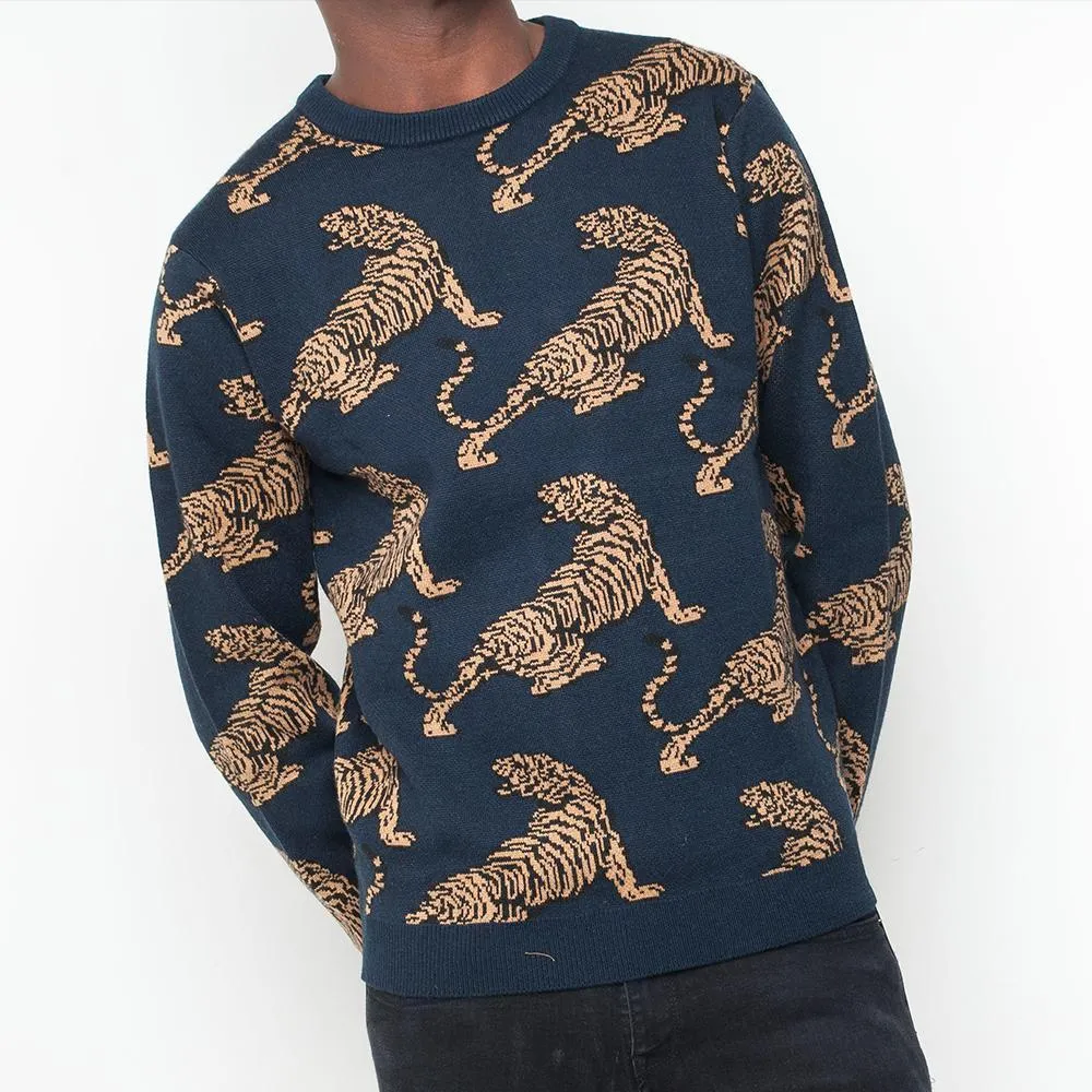 Bellfield - Cat - Mens Jumper - Navy