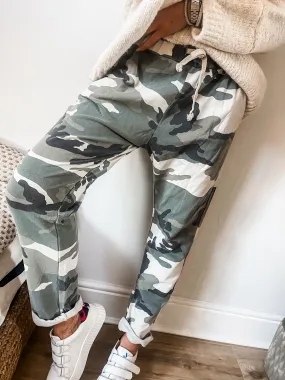 Camo Print Joggers