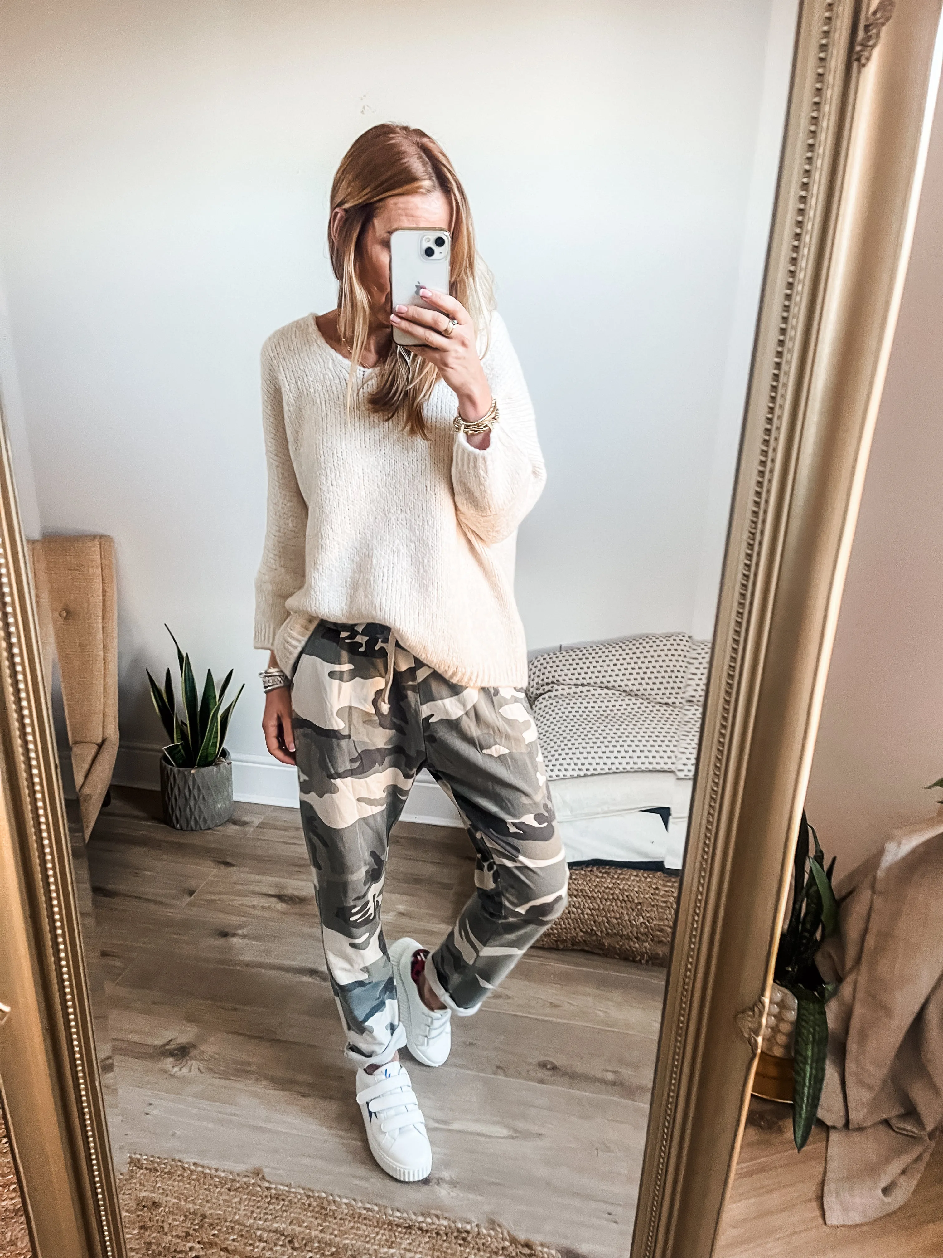 Camo Print Joggers