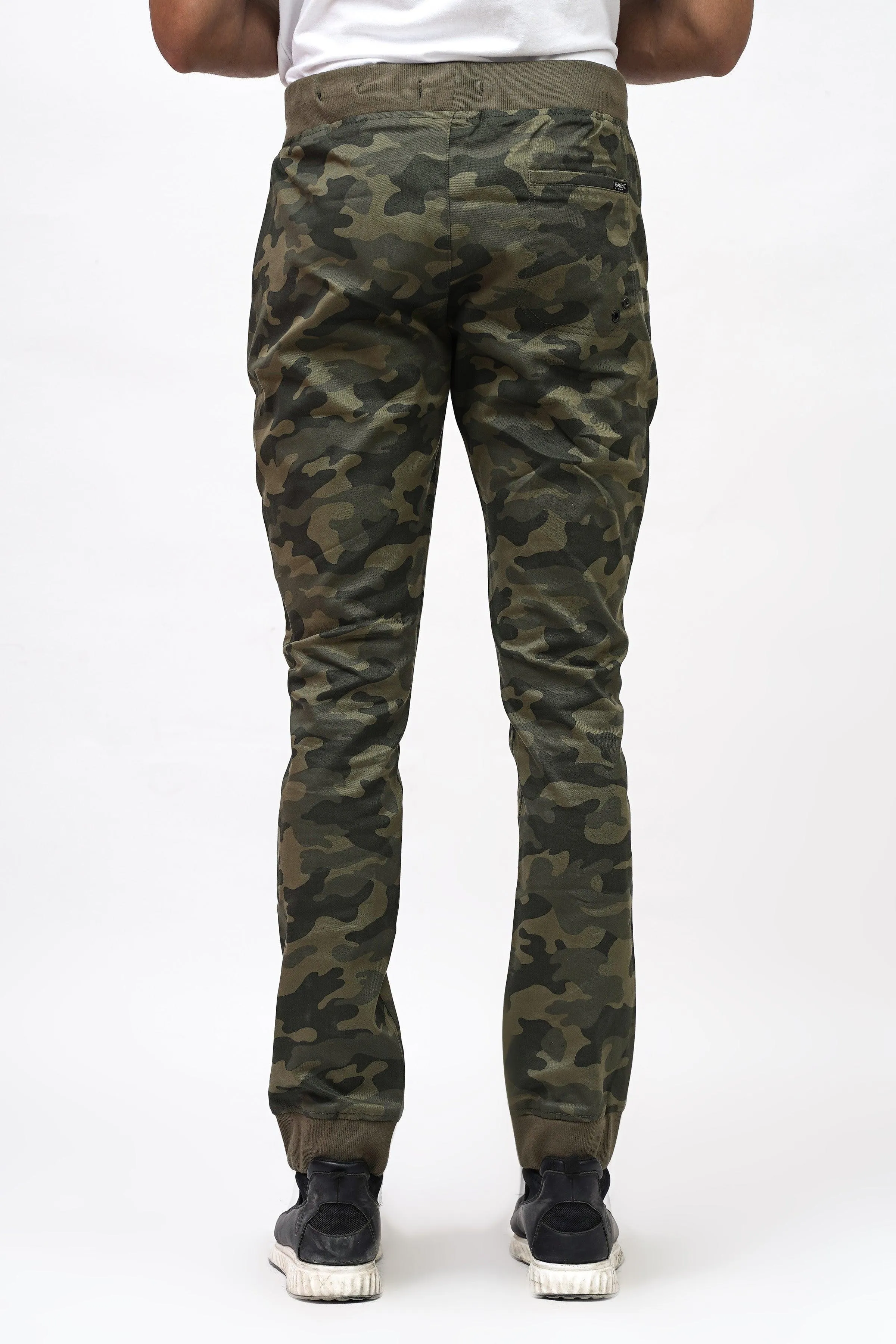 CAMOUFLAGE JOGGER SLIMFIT CAMOUFLAGE PRINT TROUSER