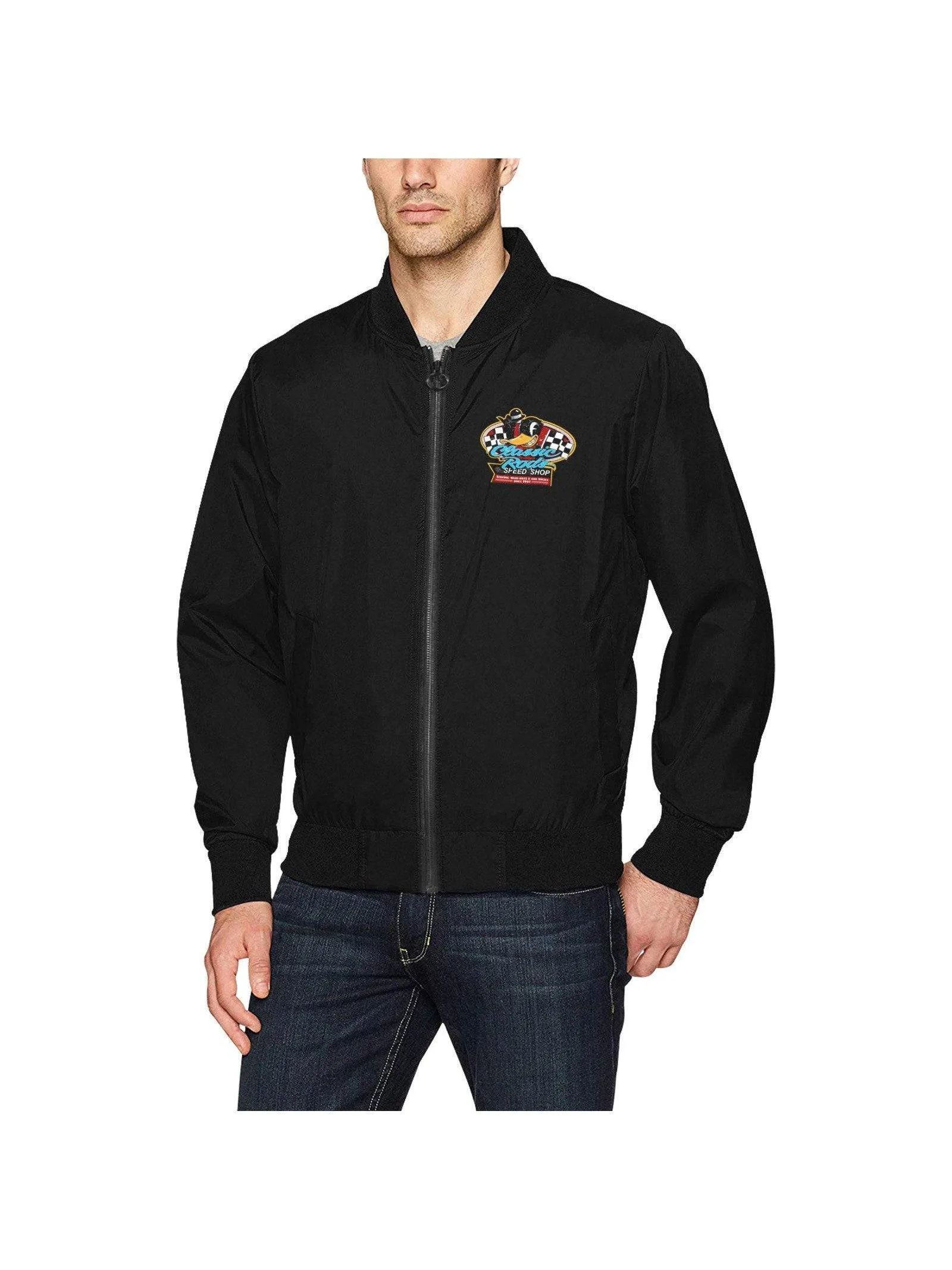 CLASSIC RODS Men's Hot Rod Bomber Jacket