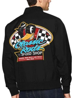 CLASSIC RODS Men's Hot Rod Bomber Jacket