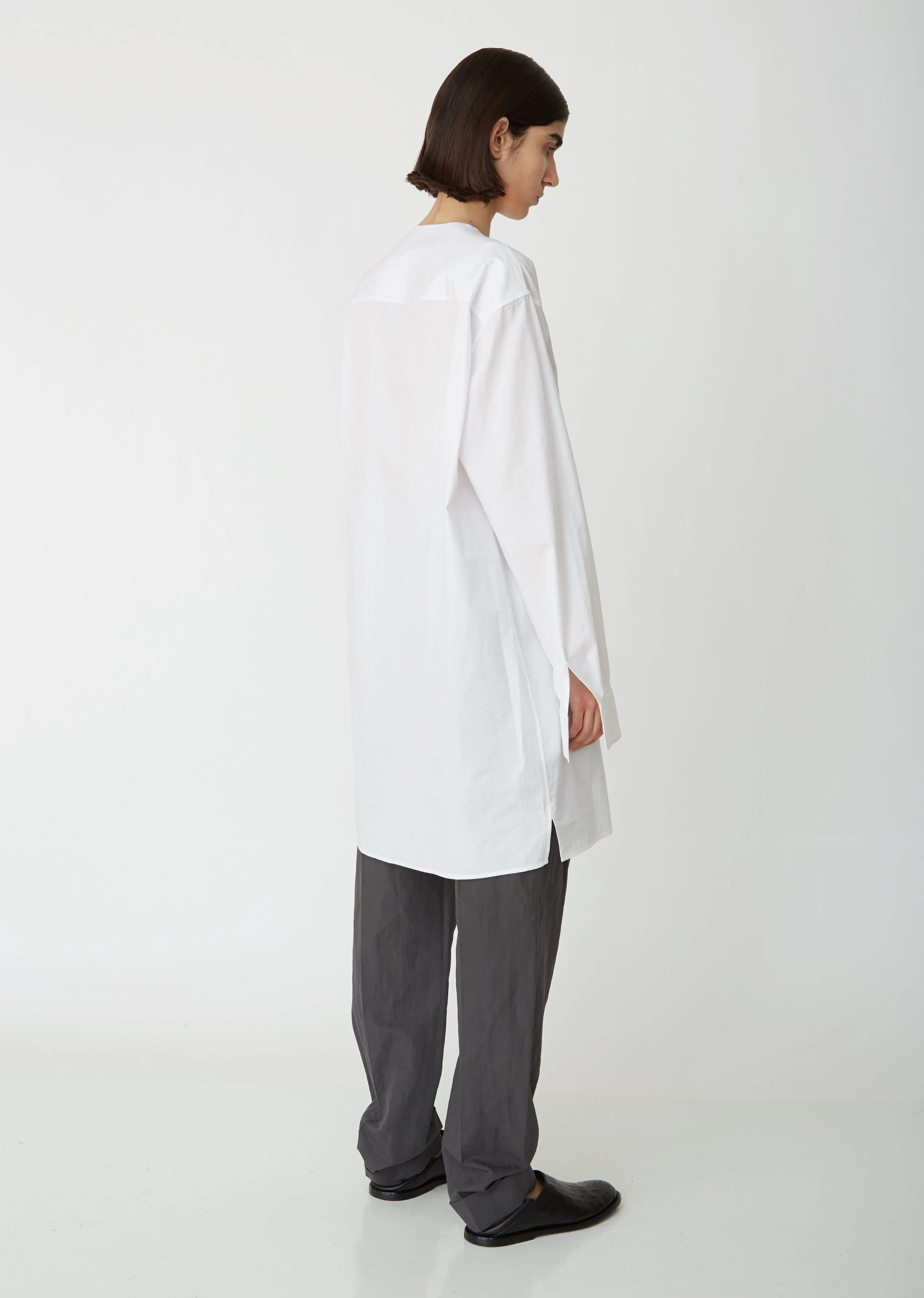 Cotton Poplin Long Tunic