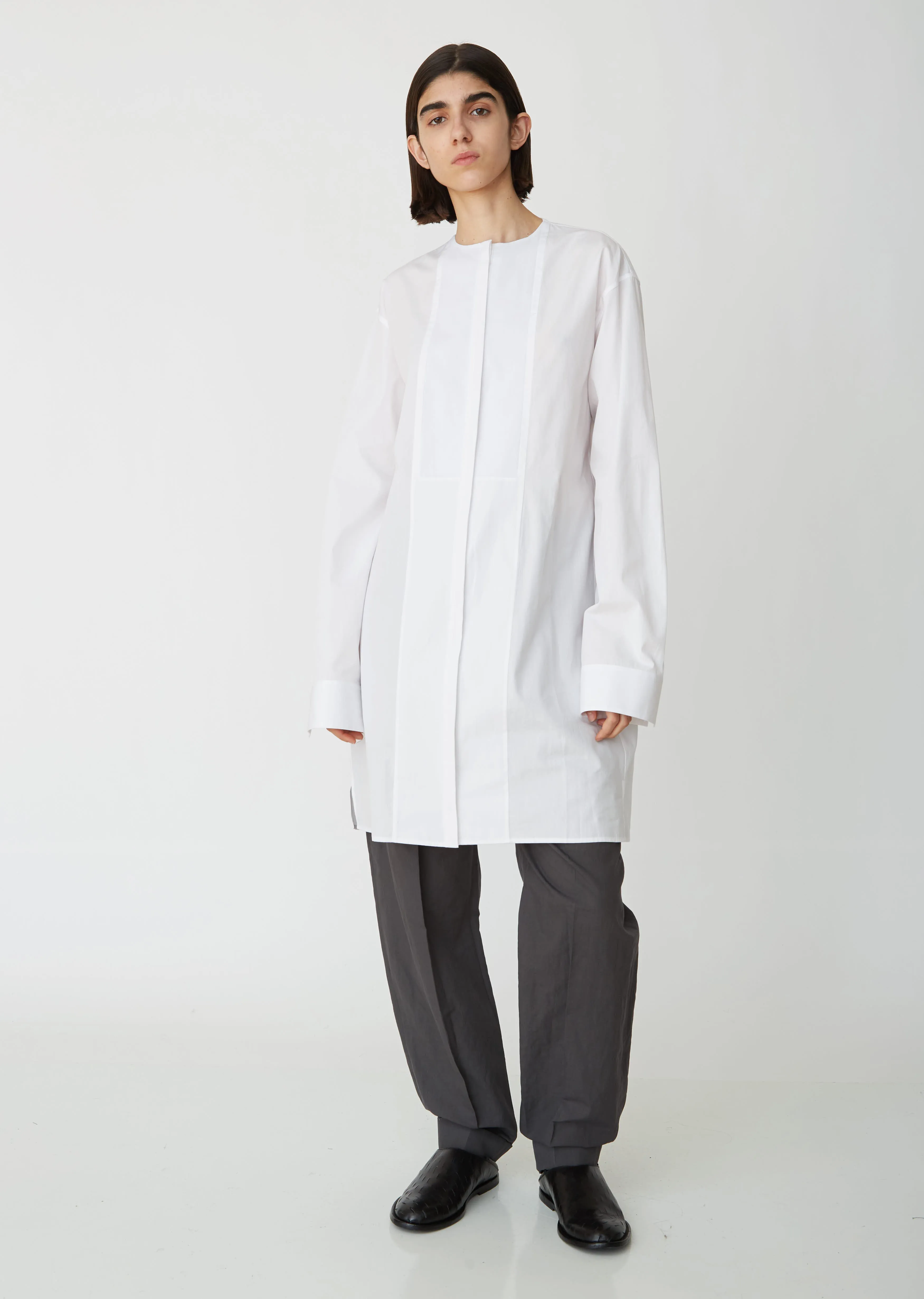 Cotton Poplin Long Tunic