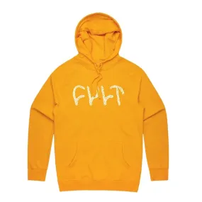 Cult Scribble Pullover Hoodie - Gold