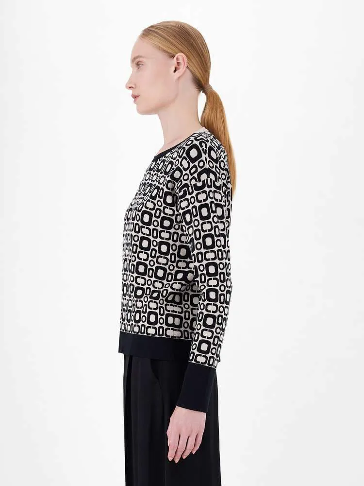 Divo Jacquard Crew Neck