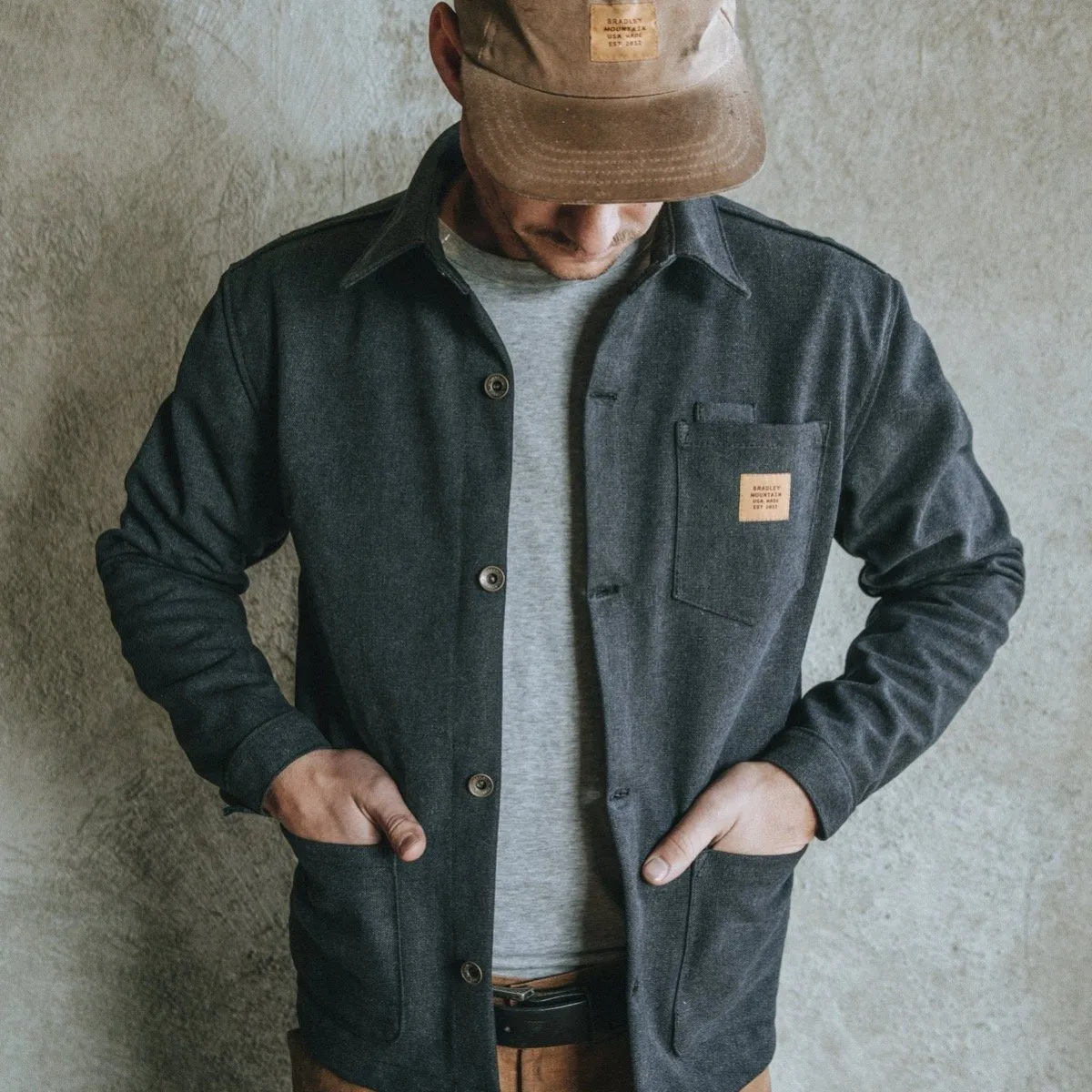 Edison Chore Coat - Stone Washed Black