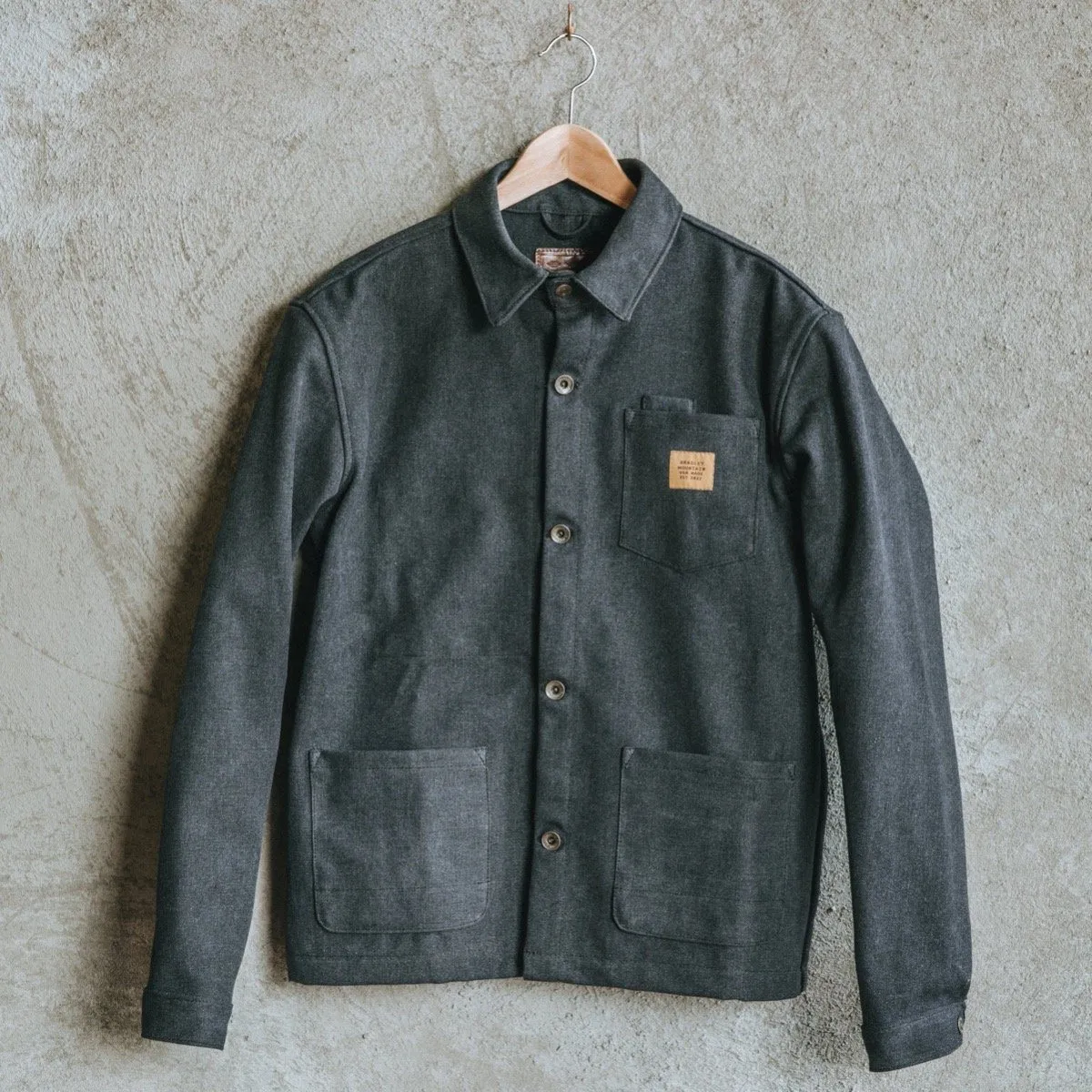 Edison Chore Coat - Stone Washed Black