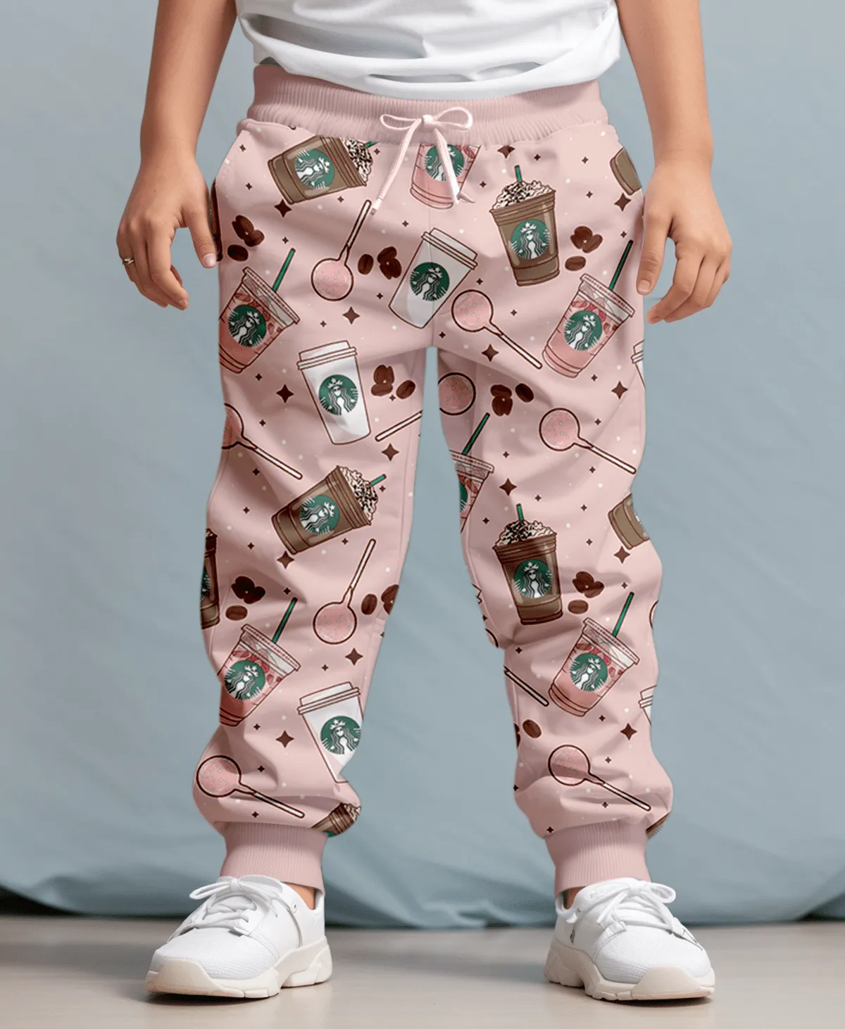 Fan Favorites Pink Drink - Kids Crew Neck Jogger