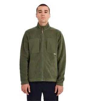 Full Zip Fleece Jacket - Green