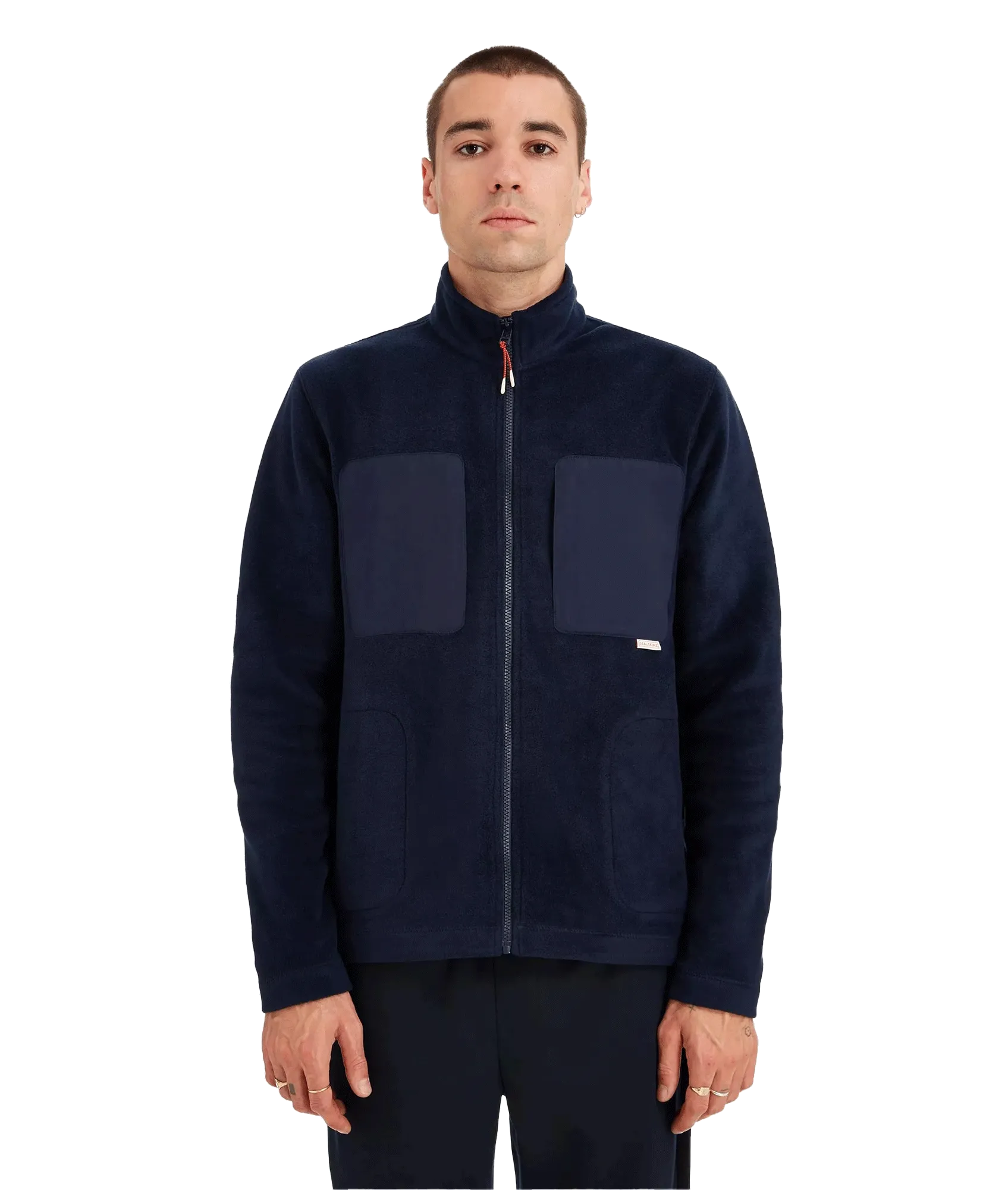 Full Zip Fleece Jacket - Navy