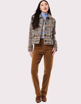 Hayden Houndstooth Wool Jacket