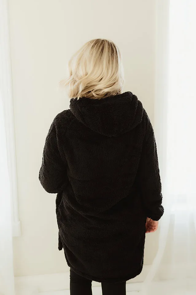 Hooded Faux Fur Pullover