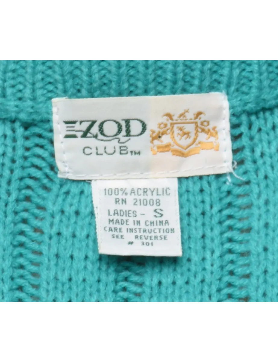 IZOD Turquoise Jumper - S