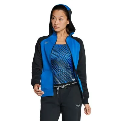 Jersey Diving Academy _SPEEDO Adult Hooded Warm Up Jacket  Female