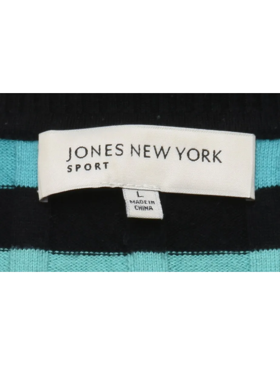 Jones New York Striped Jumper - L