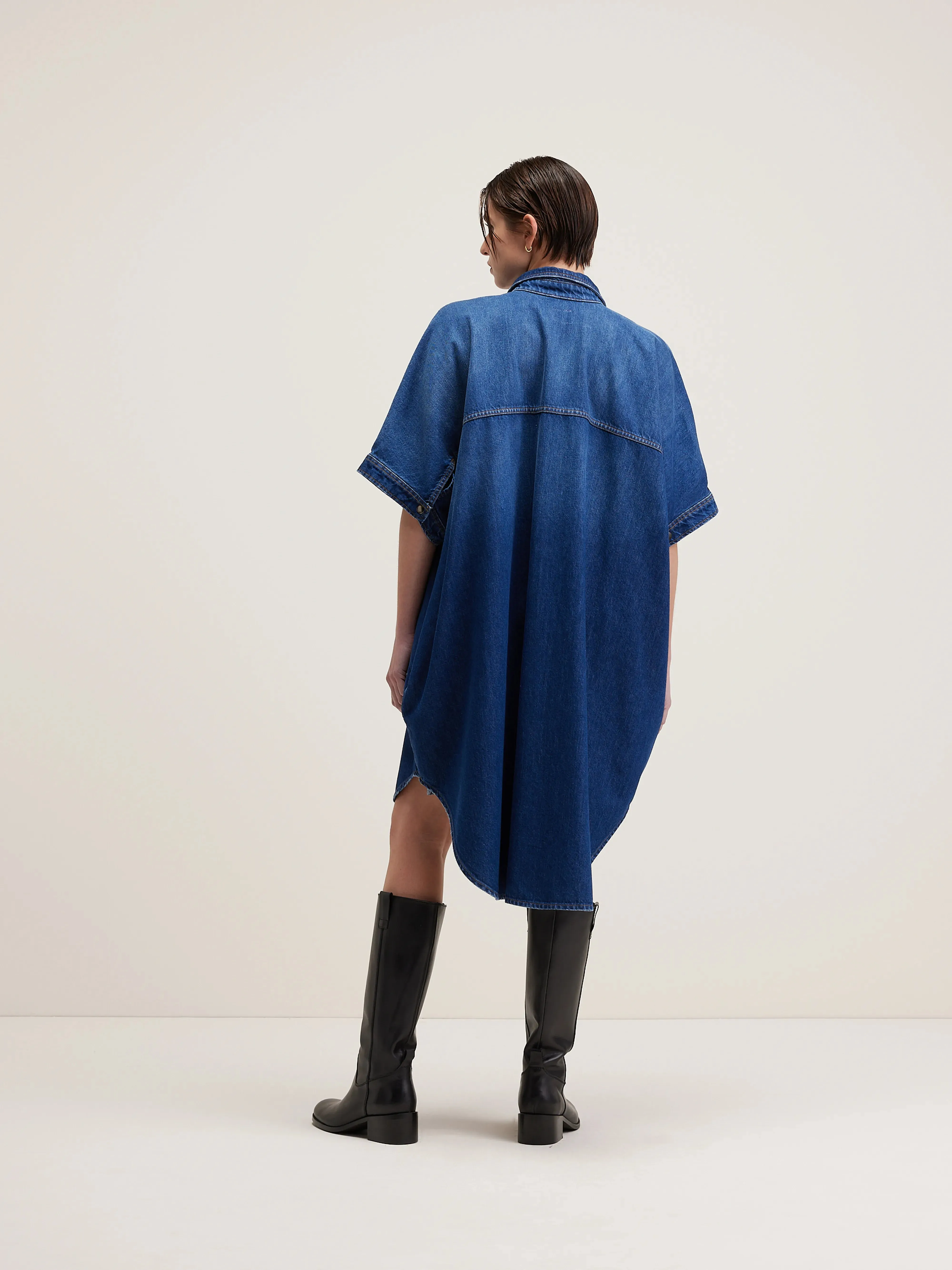 Klenn shirt dress (242 / W / BLUE STONE)