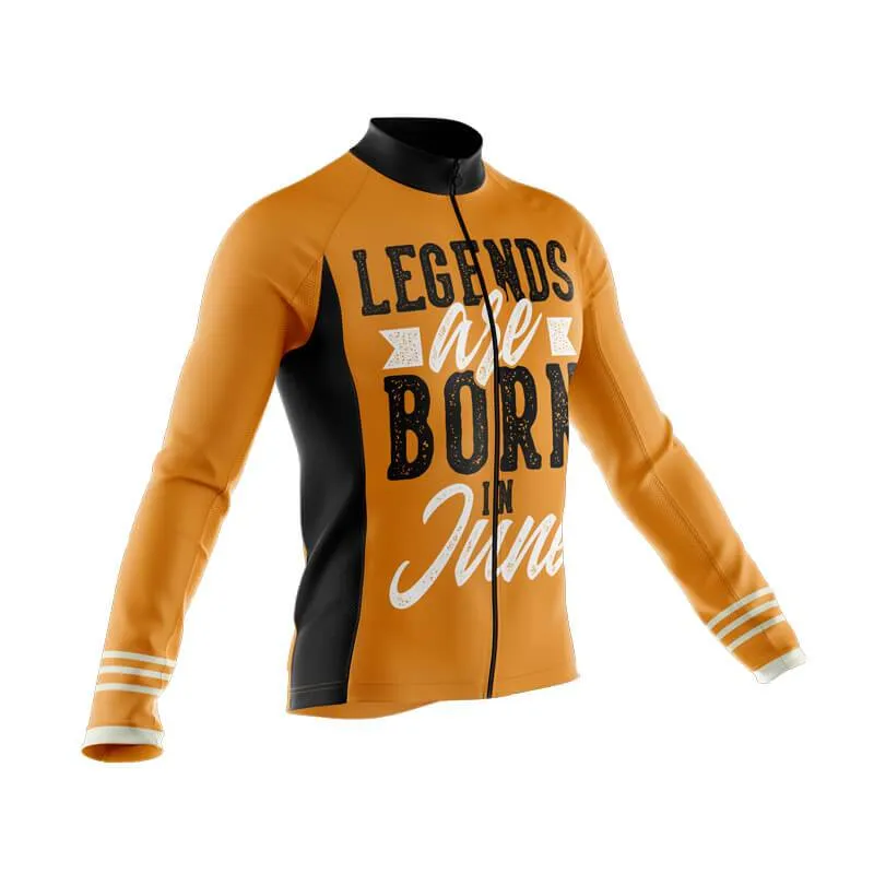 Legends are Born in June Thermal Club Jersey (Orange)