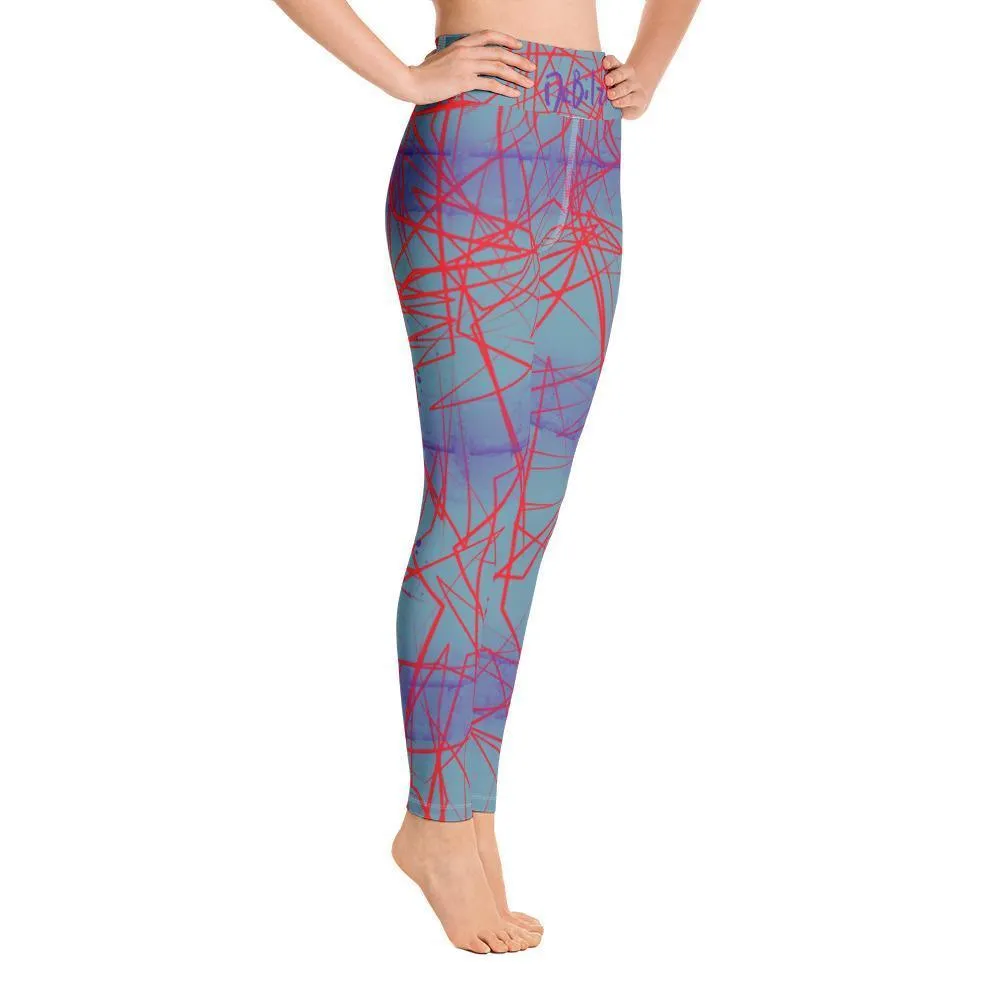 Line Abstract Leggings