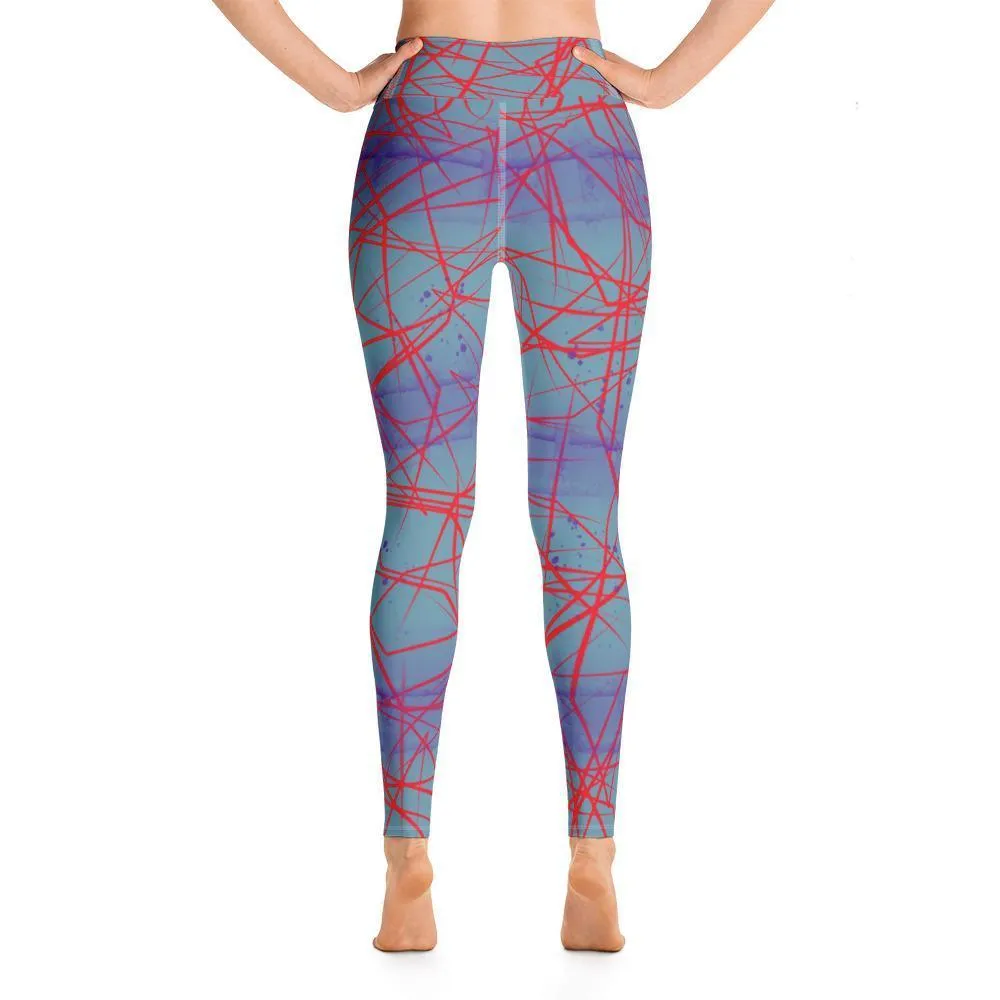 Line Abstract Leggings