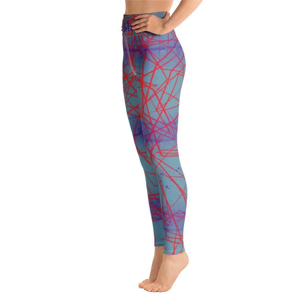 Line Abstract Leggings