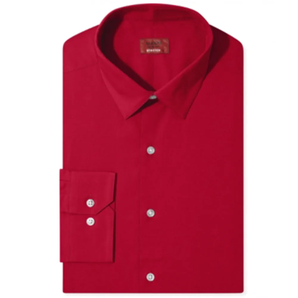 Men's Dress Shirt,Red