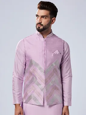 Men's Lavender Only Nehru Jacket