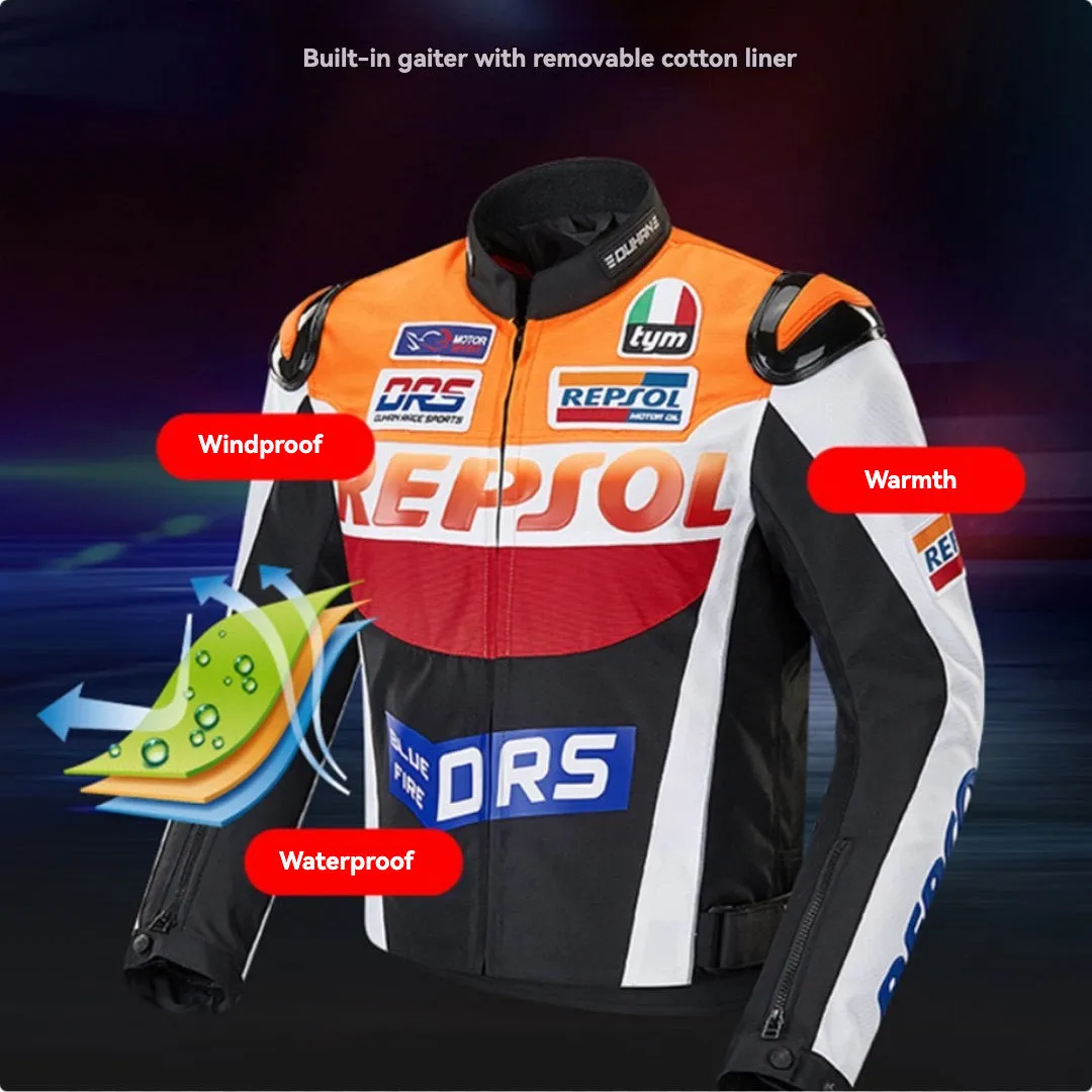 Motorcycle Jacket Orange