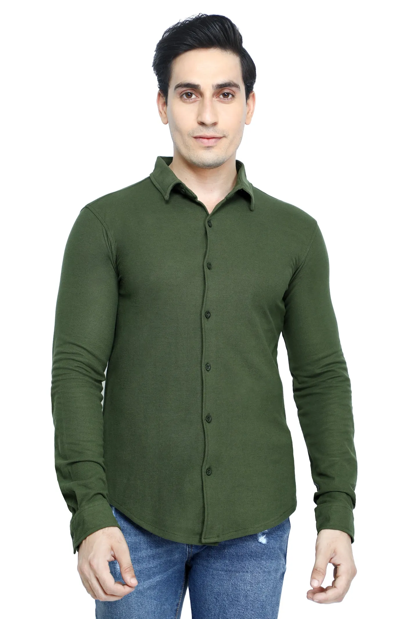 Olive Casual Shirt