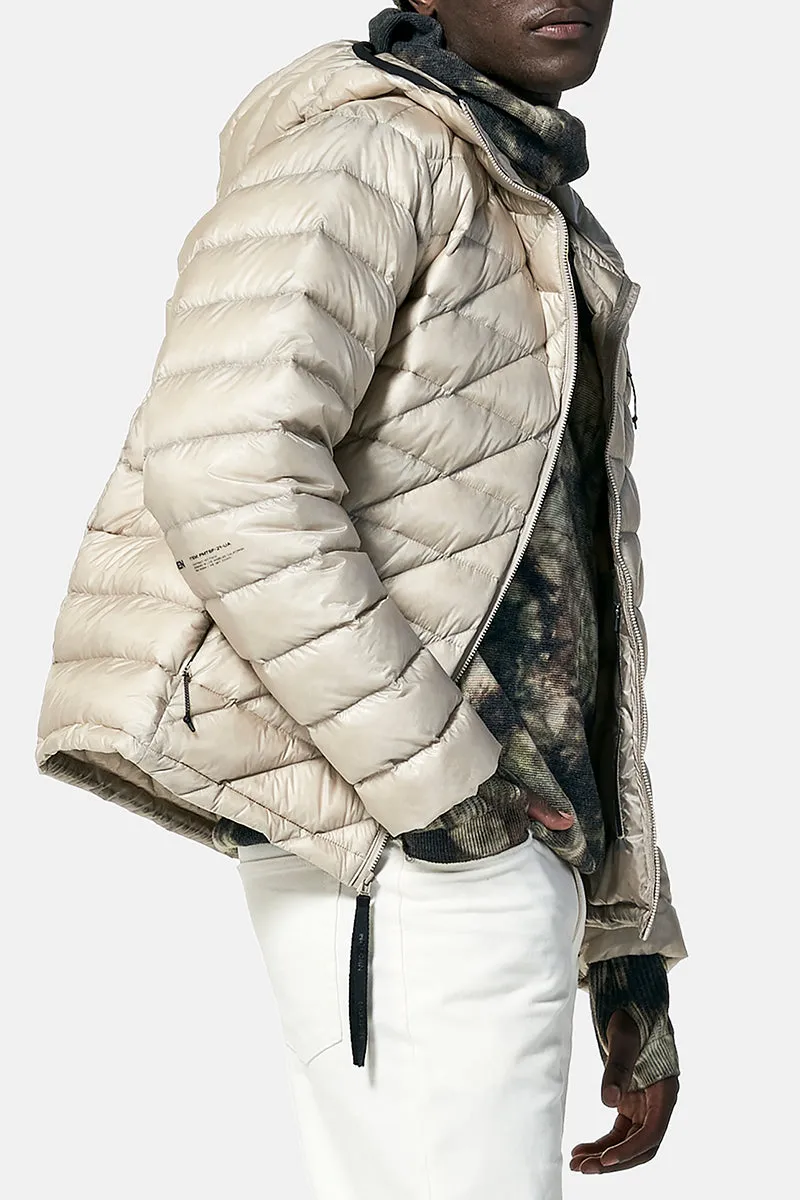 Packable Down Jacket in Canvas