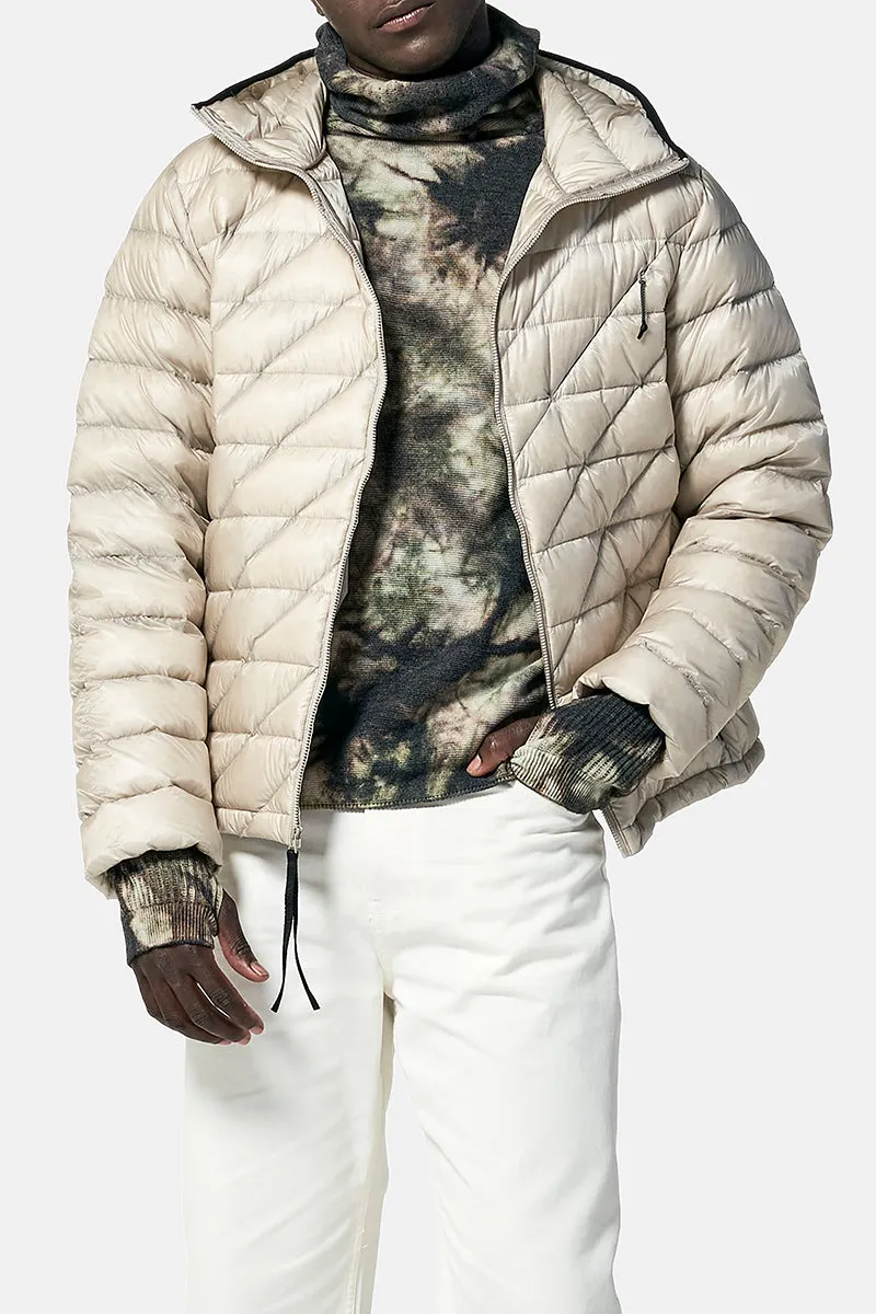 Packable Down Jacket in Canvas