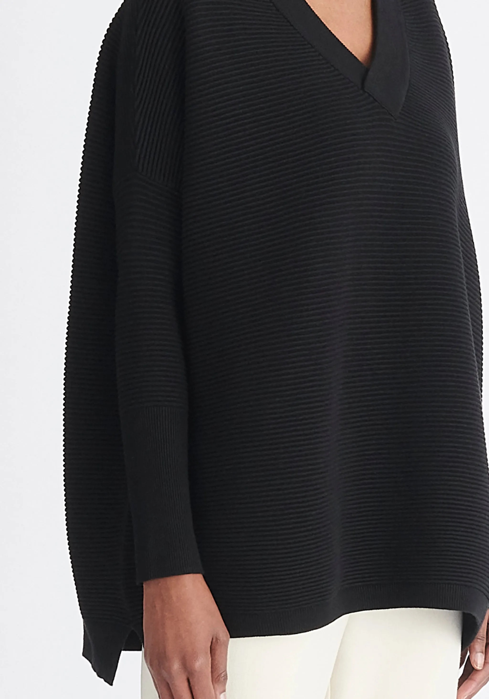 Paisie V-Neck Ribbed Jumper