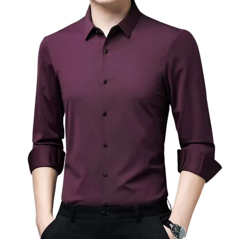 Pologize™ Casual Business Long Sleeve Button Shirt