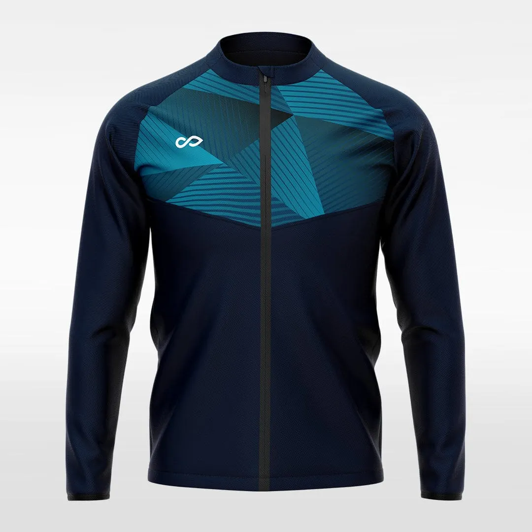 Poseidon - Customized Men's Sublimated Full-Zip Jacket