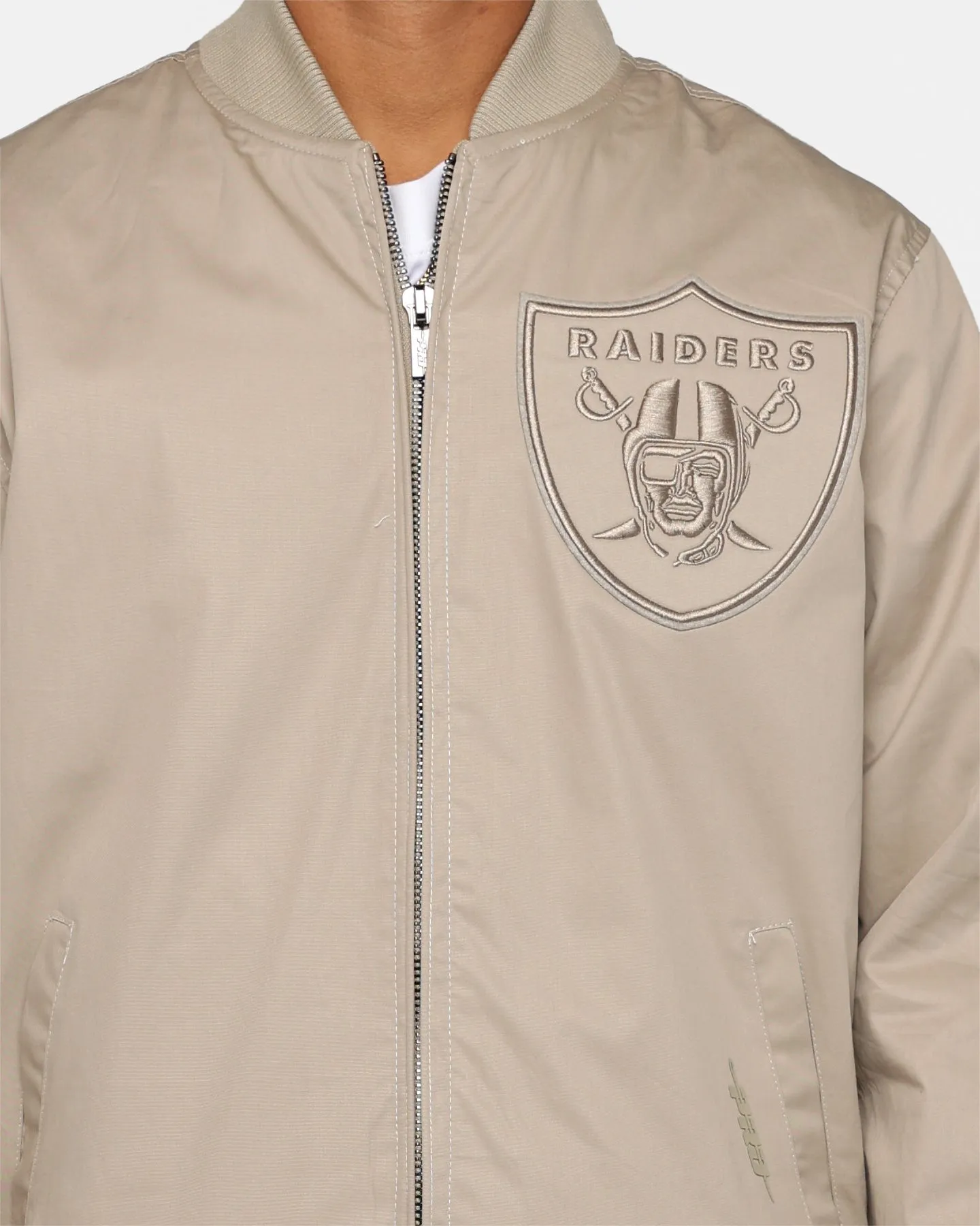 Pro Standard Las Vegas Raiders Neutral Jacket Taupe