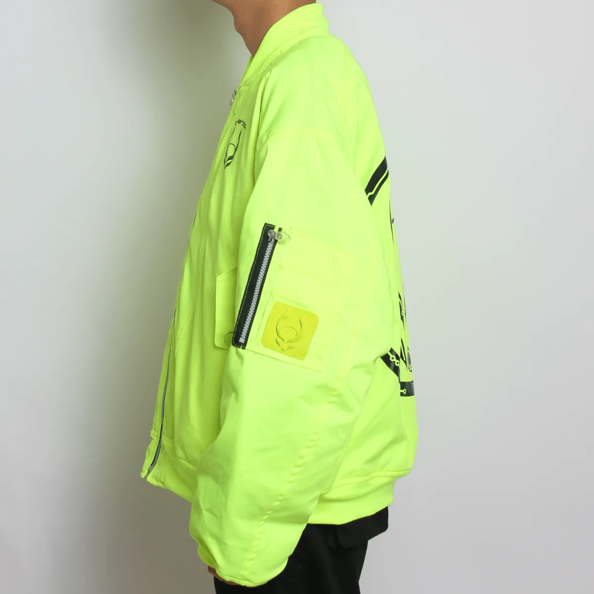 PROTON BOMBER JACKET UV FLUO YELLOW