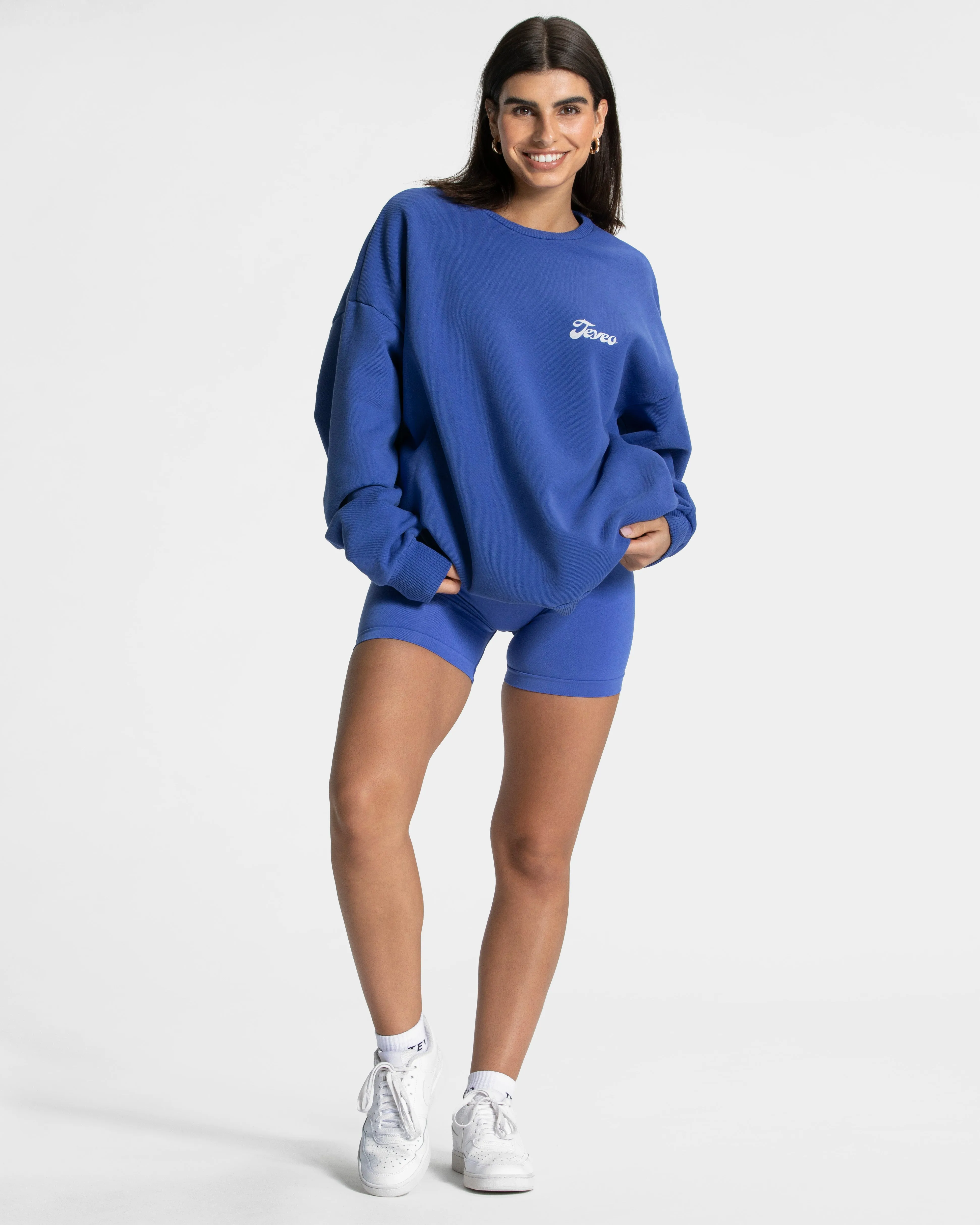 Pure Oversized Sweater "Royalblau"