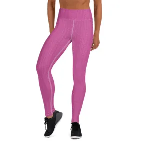 Rose Zing High Waist Yoga Leggings