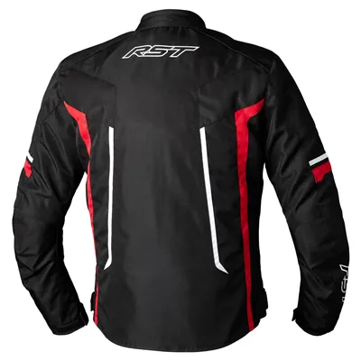 RST PILOT EVO CE MENS TEXTILE JACKET BLACK/RED/WHITE