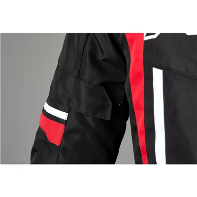 RST PILOT EVO CE MENS TEXTILE JACKET BLACK/RED/WHITE