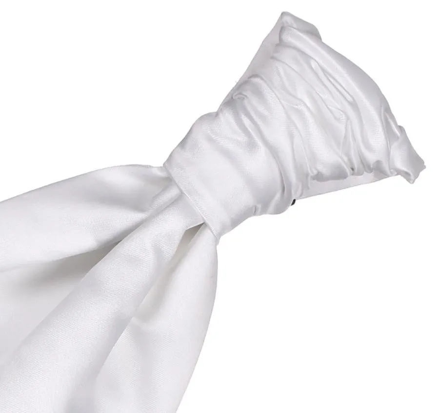 Ruche Tie - White