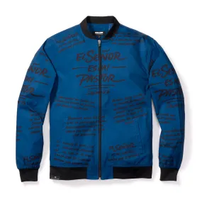 Salmo 23 Chaqueta - Azul (Psalm 23 Bomber Jacket)