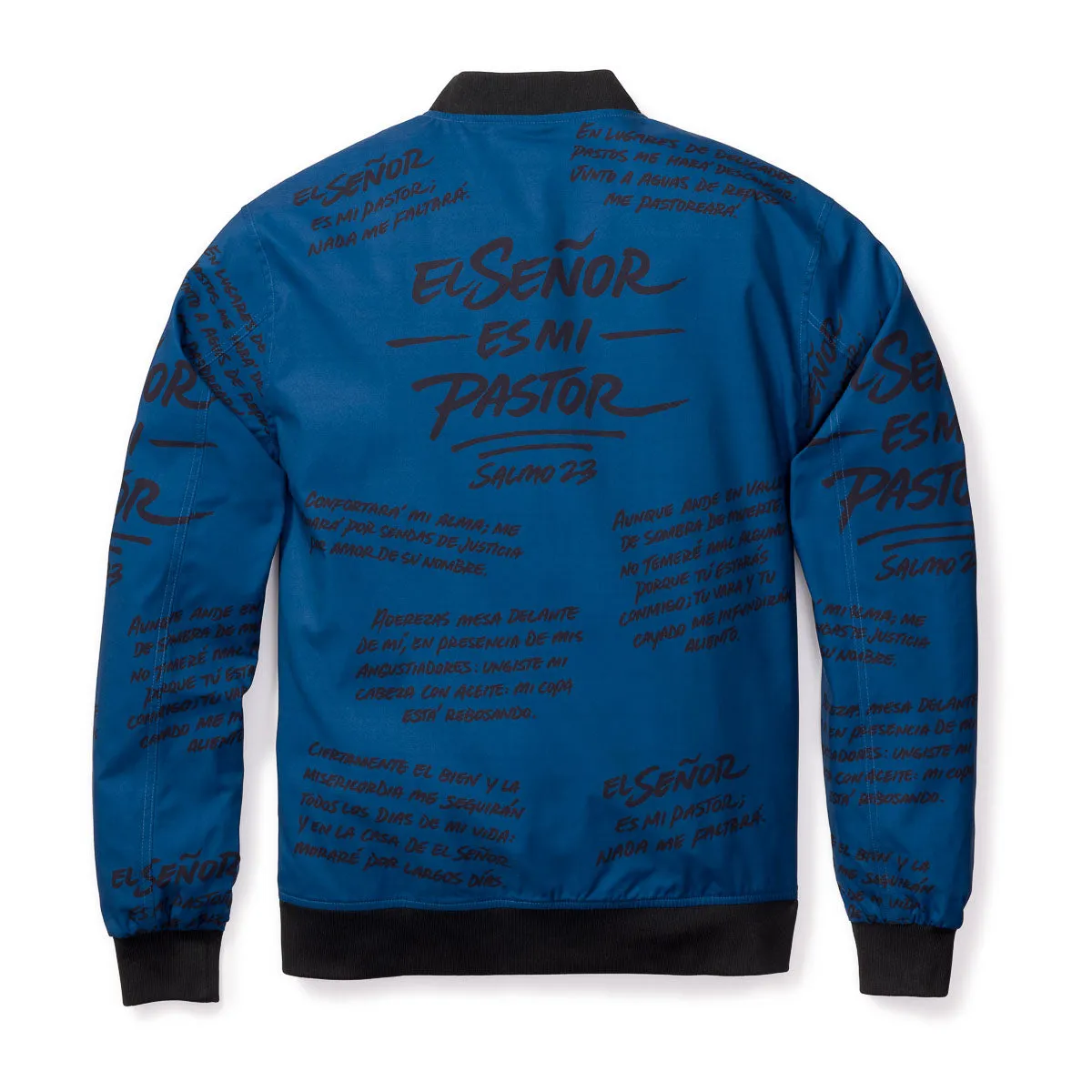 Salmo 23 Chaqueta - Azul (Psalm 23 Bomber Jacket)