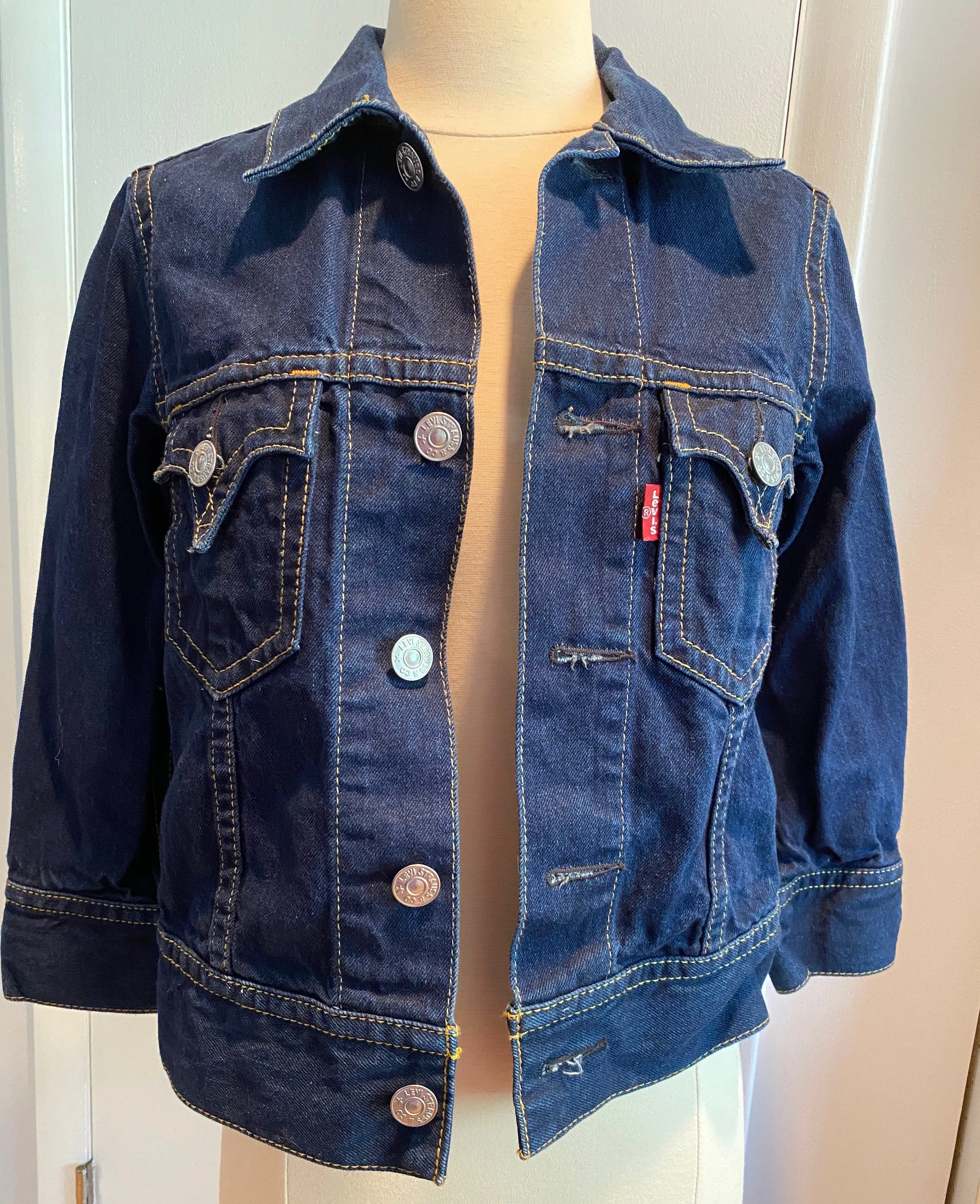 Saturn Starburst Jean Jacket. Size S/M