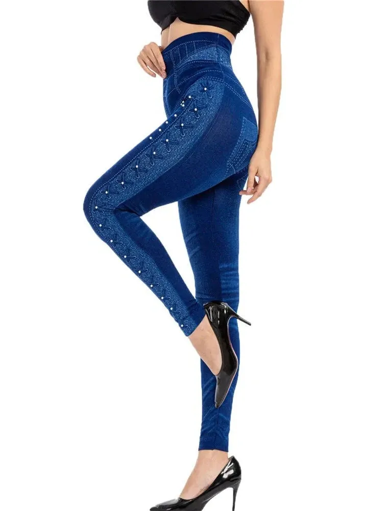 Seamless Denim Jeggings