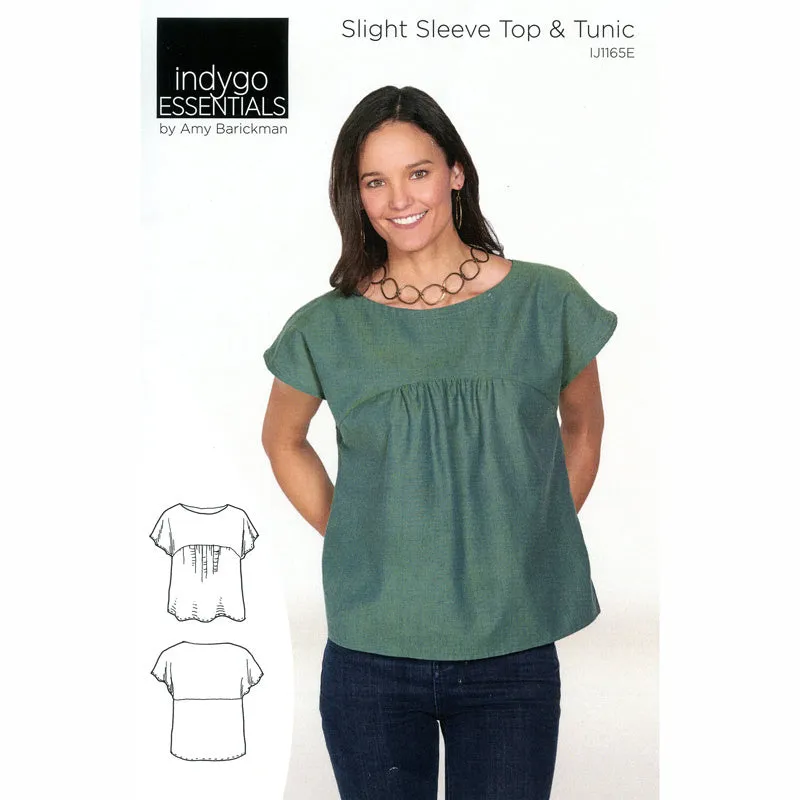 Slight Sleeve Top and Tunic Pattern