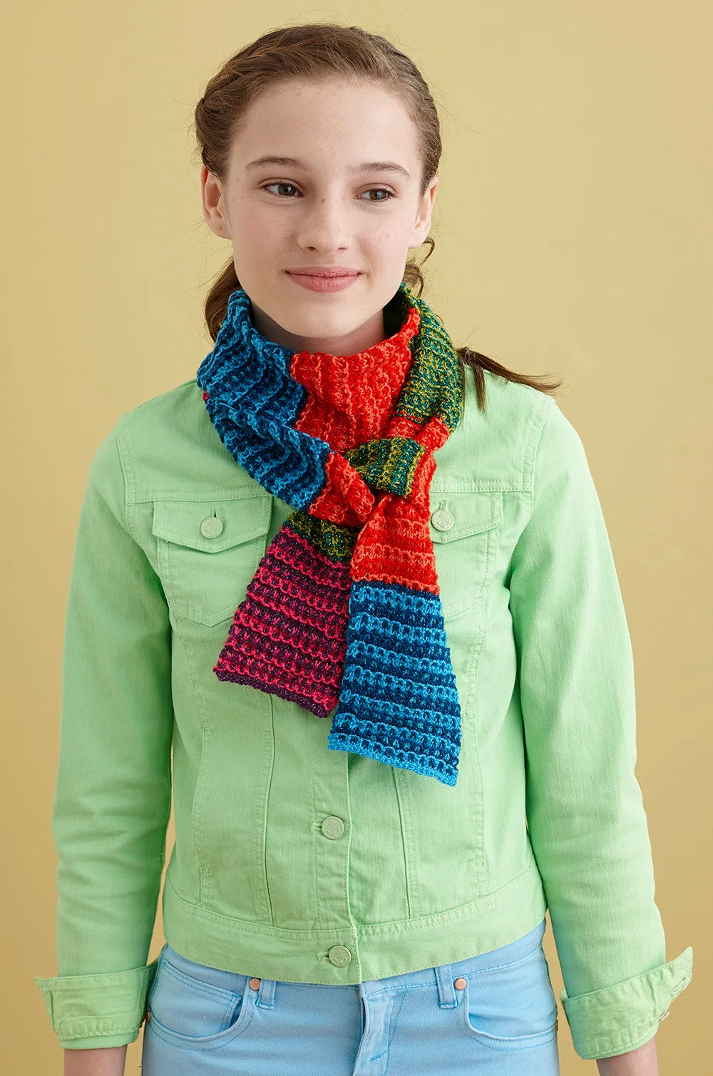 Slip Stitch Scarf (Knit)